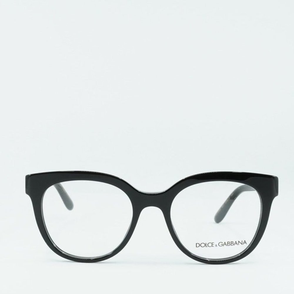 FINAL PRICE NEW DOLCE & GABBANA DG3353 501 BLACK 51MM EYEGLASSES - Picture 3 of 10